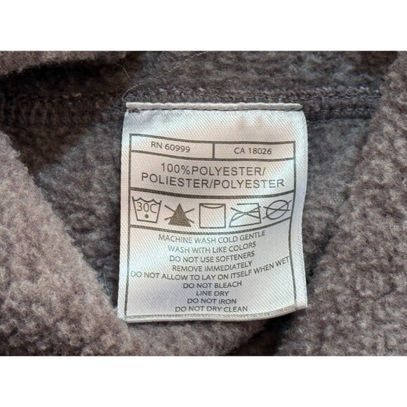 Antigua Kansas City Chiefs Long Sleeve 1/2 Zip Fleece Gray XL - Picture 5 of 5